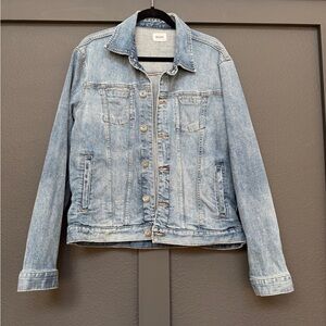 Hudson Jeans Light Blue Denim Jacket, size Large